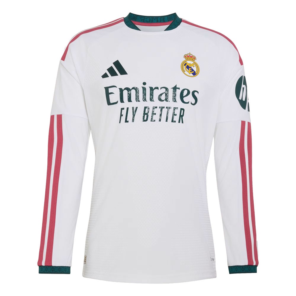 Long Sleeve Player Edition Real Madrid Home Uniform 26/27